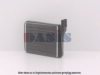 AKS DASIS 1090401 Heat Exchanger, interior heating